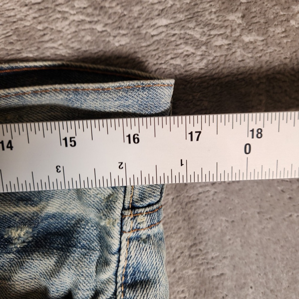 Polo Ralph Lauren Jeans Men's 33X26 (31X30) Blue 867 Classic Fit Denim‎ HEMMED - Picture 2 of 15